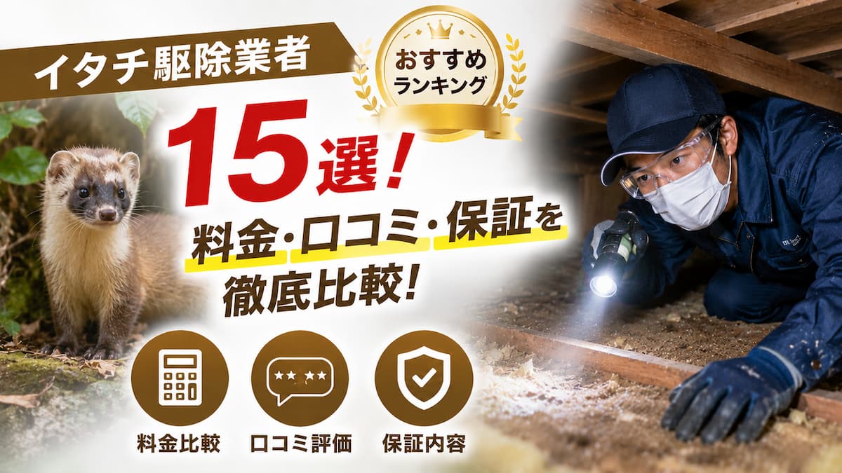 イタチ駆除 おすすめ